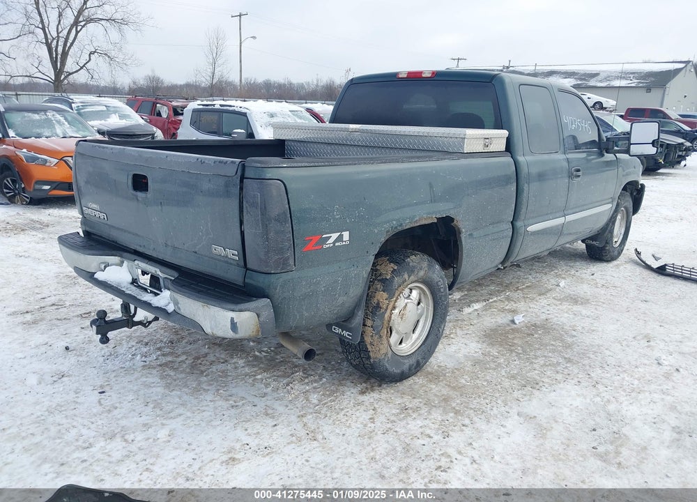 2003 GMC SIERRA 1500 SLT VIN: 1GTEK19T03E208454