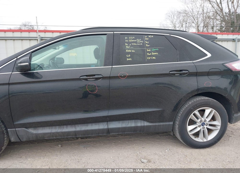 2015 FORD EDGE SEL VIN: 2FMTK3J91FBB26957