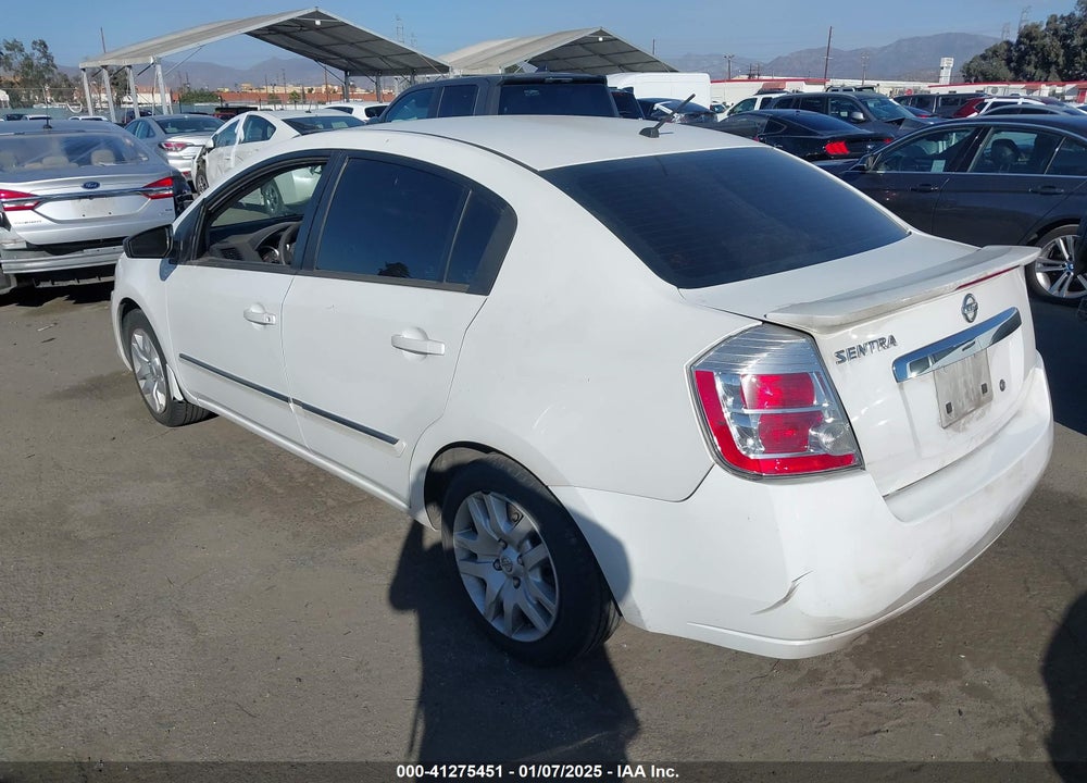 2012 NISSAN SENTRA VIN: 3N1AB6APXCL772979
