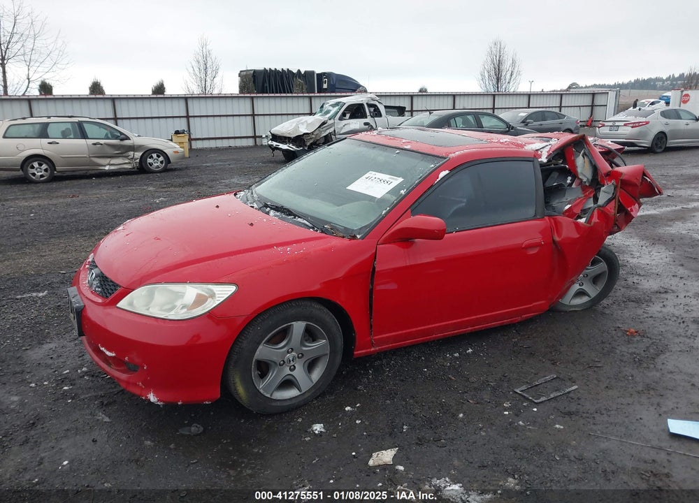 2004 HONDA CIVIC EX VIN: 1HGEM21984L034129