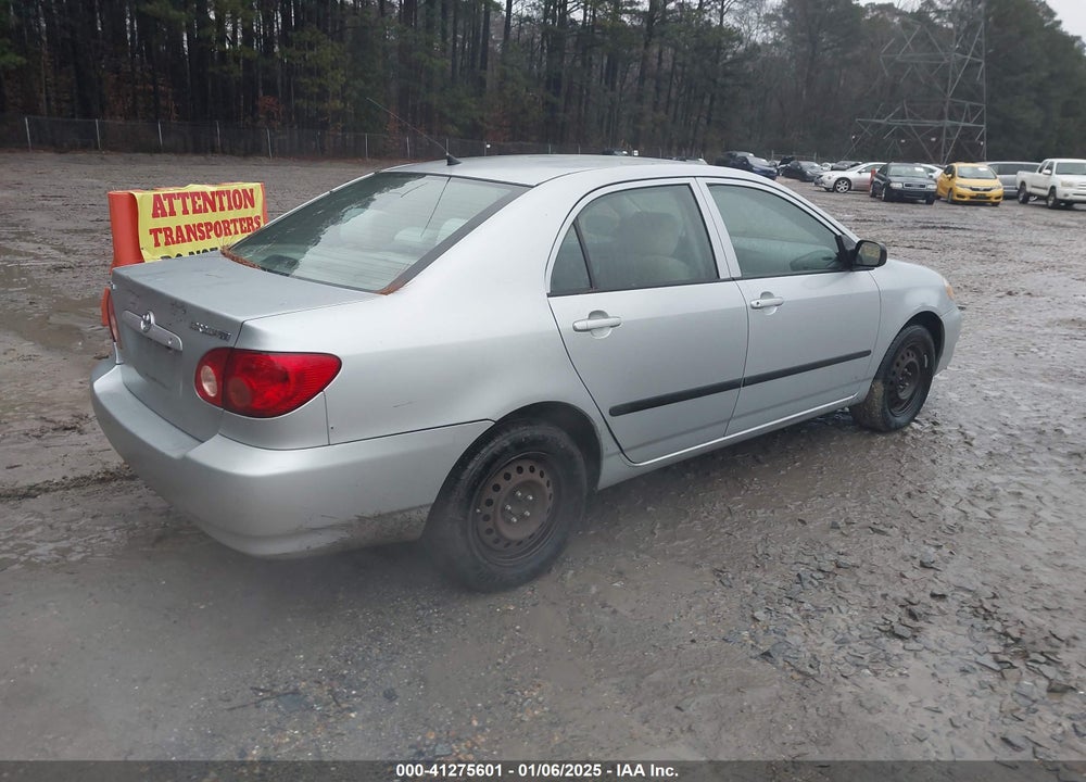 2008 TOYOTA COROLLA CE VIN: 2T1BR32E68C899618