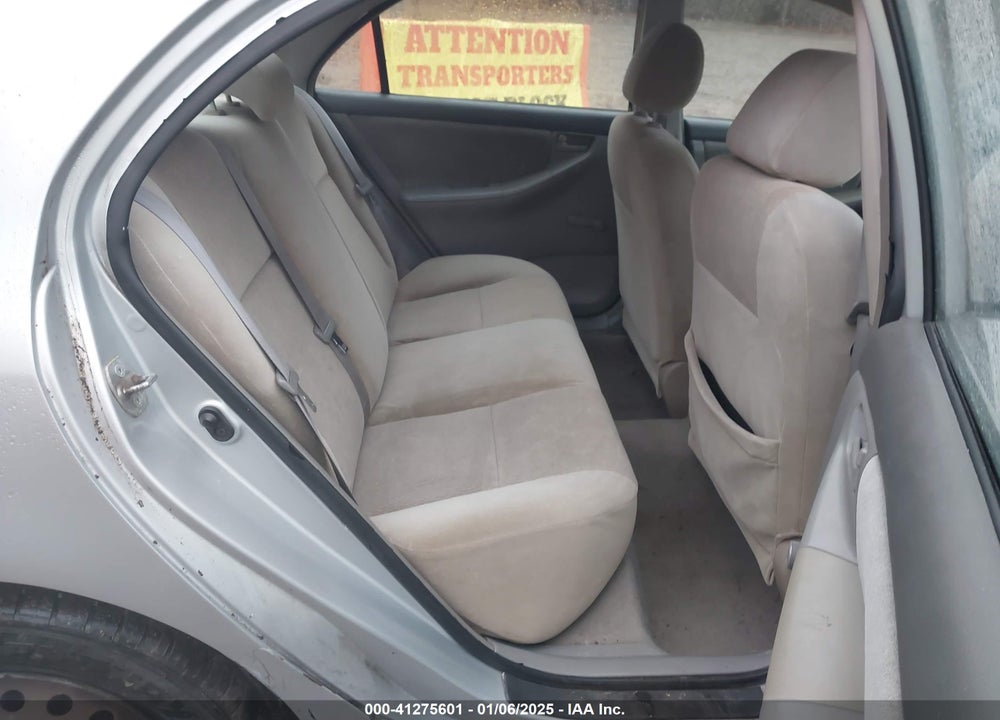 2008 TOYOTA COROLLA CE VIN: 2T1BR32E68C899618