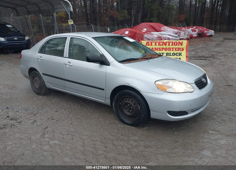 2008 TOYOTA COROLLA CE VIN: 2T1BR32E68C899618