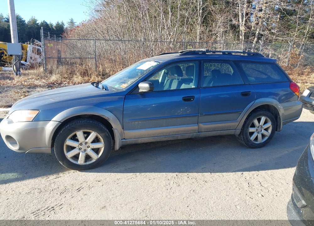 2006 SUBARU OUTBACK 2.5I VIN: 4S4BP61C567320636