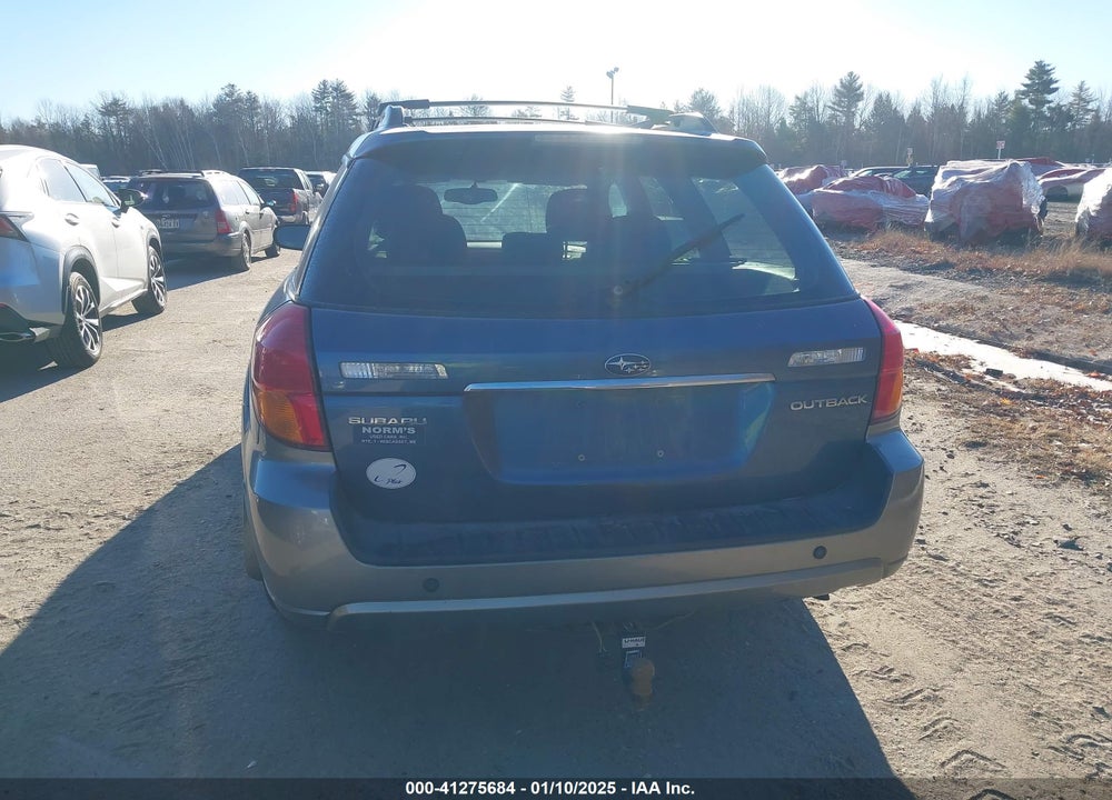 2006 SUBARU OUTBACK 2.5I VIN: 4S4BP61C567320636
