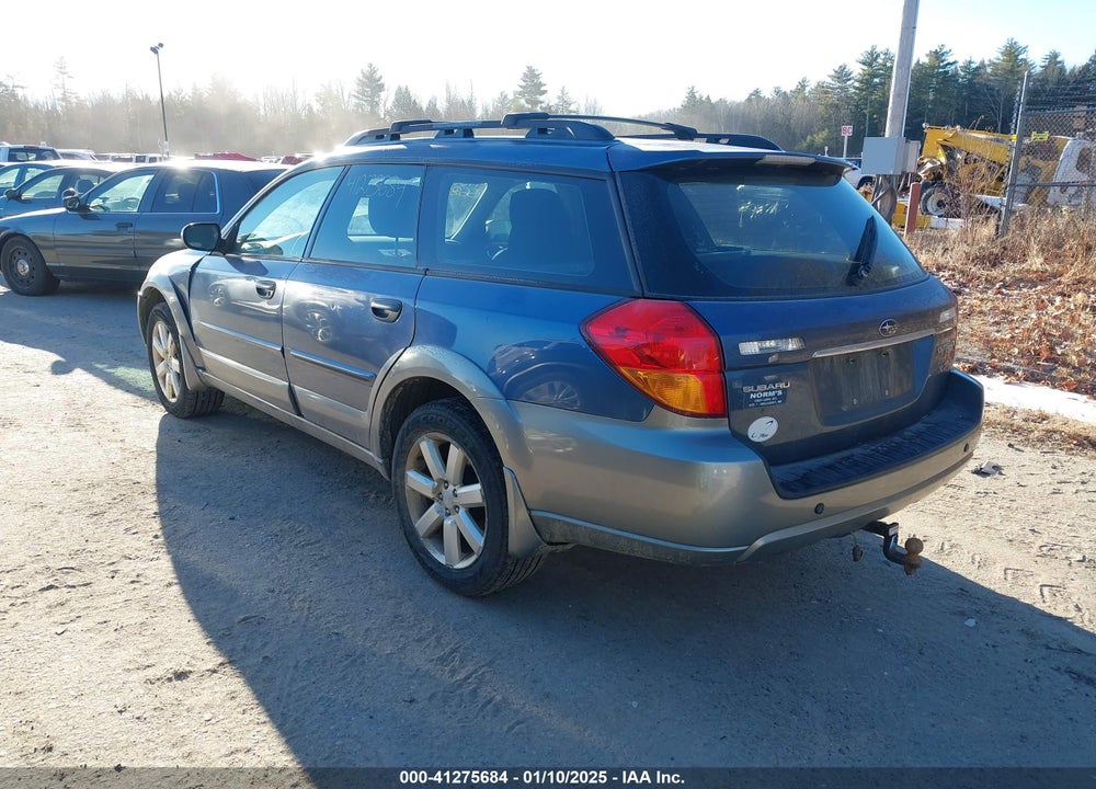 2006 SUBARU OUTBACK 2.5I VIN: 4S4BP61C567320636