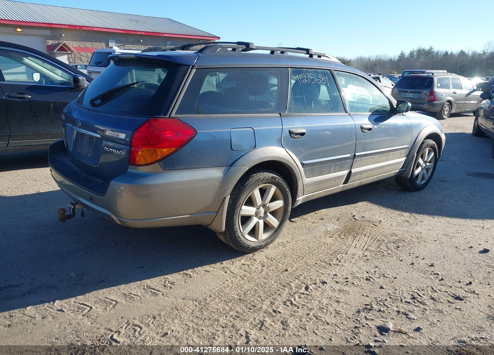 2006 SUBARU OUTBACK 2.5I VIN: 4S4BP61C567320636