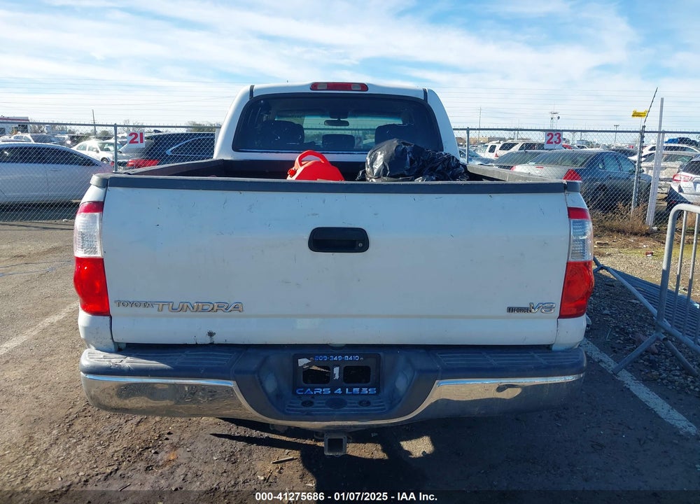 2005 TOYOTA TUNDRA SR5 V8 VIN: 5TBET34115S472531