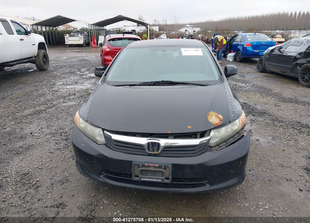 2012 HONDA CIVIC SDN VIN: 2HGFB2F54CH598551
