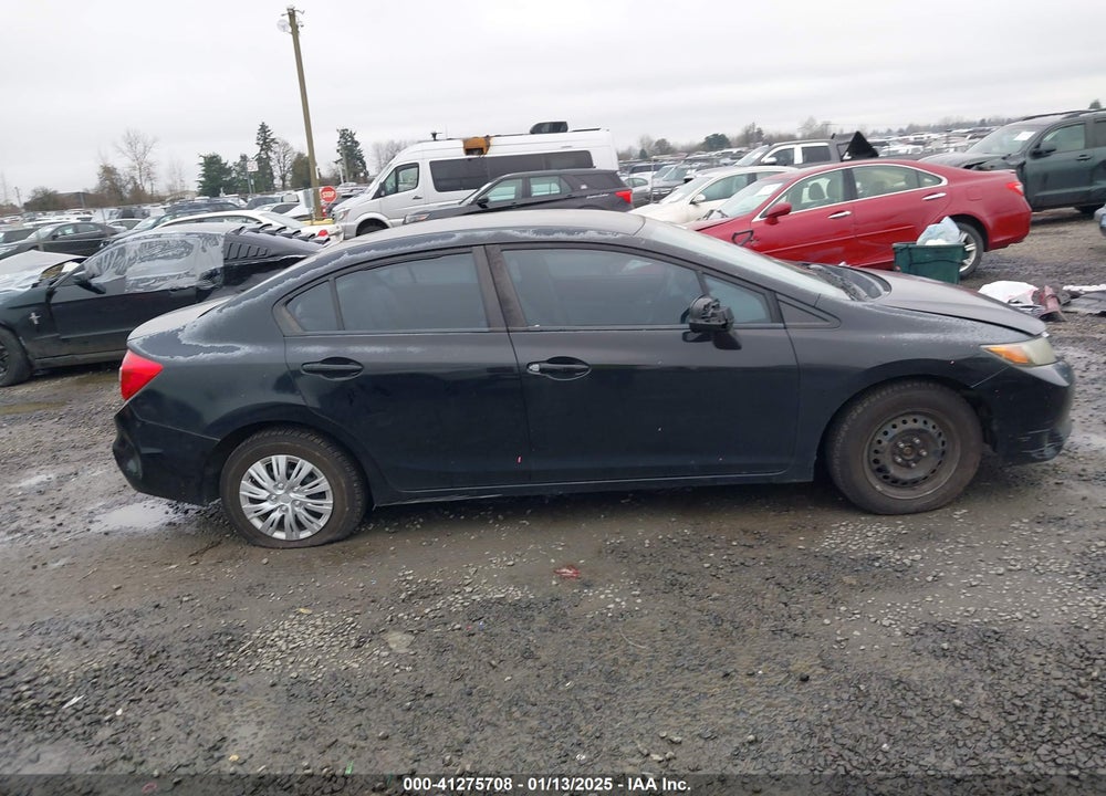 2012 HONDA CIVIC SDN VIN: 2HGFB2F54CH598551