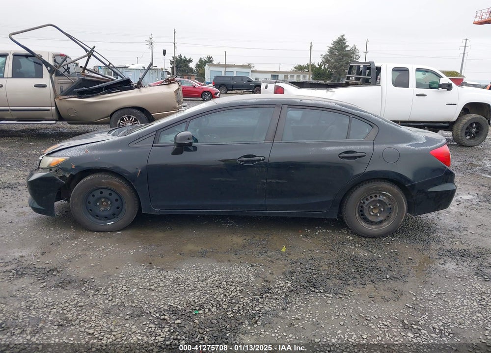 2012 HONDA CIVIC SDN VIN: 2HGFB2F54CH598551