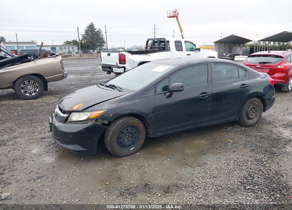 2012 HONDA CIVIC SDN VIN: 2HGFB2F54CH598551