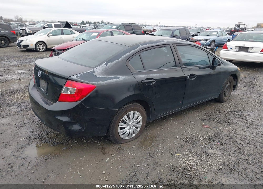 2012 HONDA CIVIC SDN VIN: 2HGFB2F54CH598551
