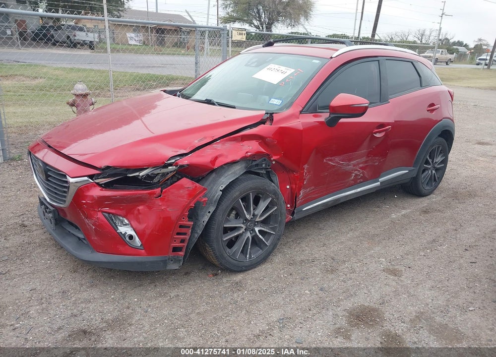 2016 MAZDA CX-3 GRAND TOURING VIN: JM1DKBD75G0105819