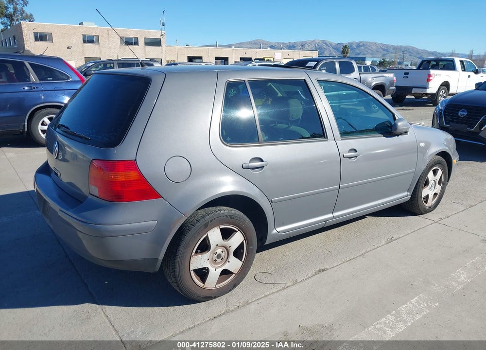 2000 VOLKSWAGEN GOLF GLS VIN: WVWGC21J6YW657113