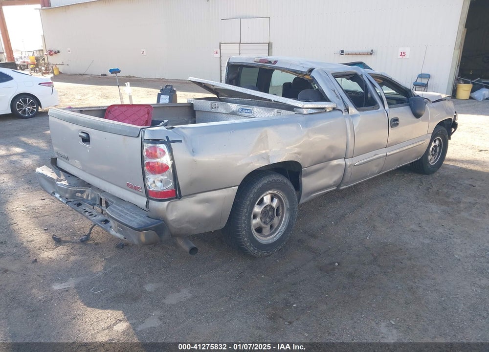 2003 GMC SIERRA 1500 SLE VIN: 2GTEC19V431136884