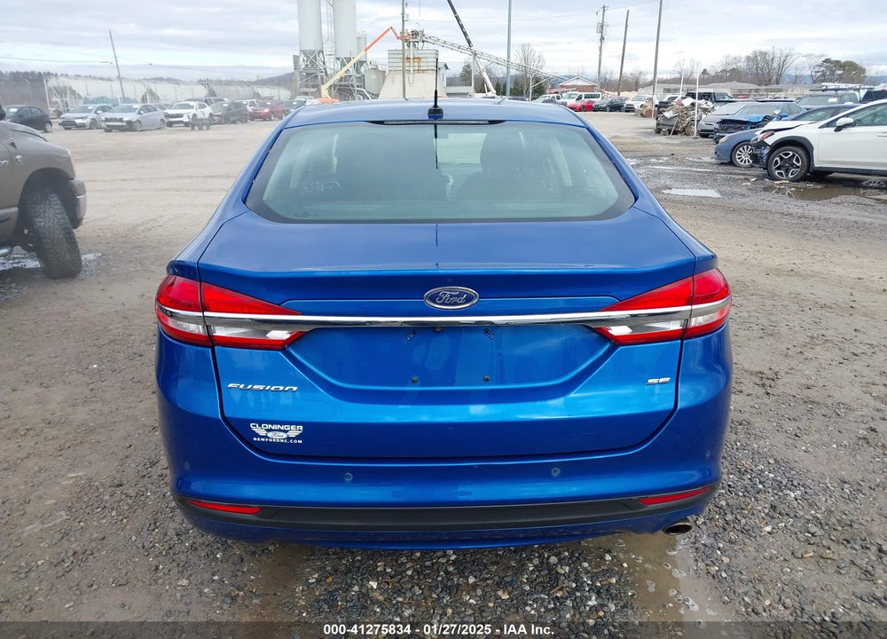 2017 FORD FUSION SE VIN: 3FA6P0H71HR410881