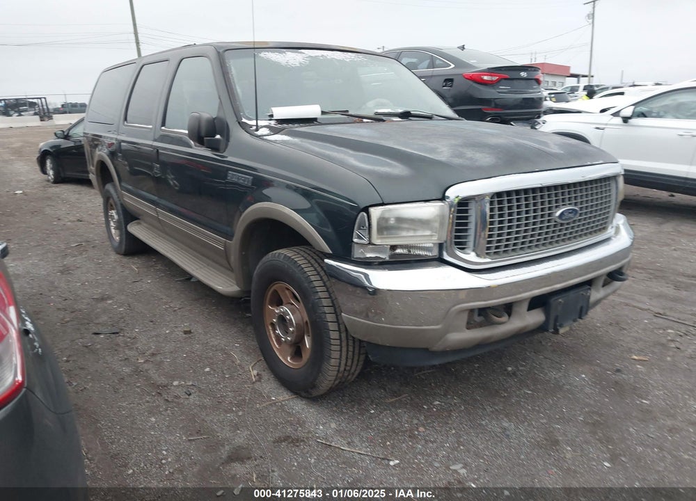 2000 FORD EXCURSION LIMITED VIN: 1FMNU43S7YEC01578