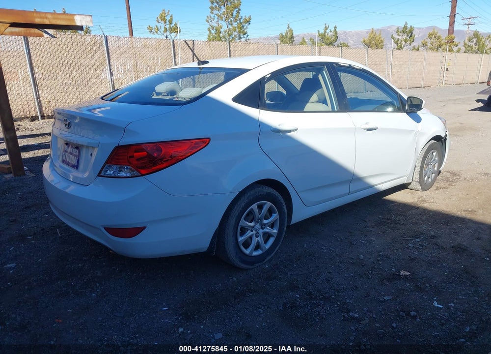 2013 HYUNDAI ACCENT GLS VIN: KMHCT4AE3DU427835
