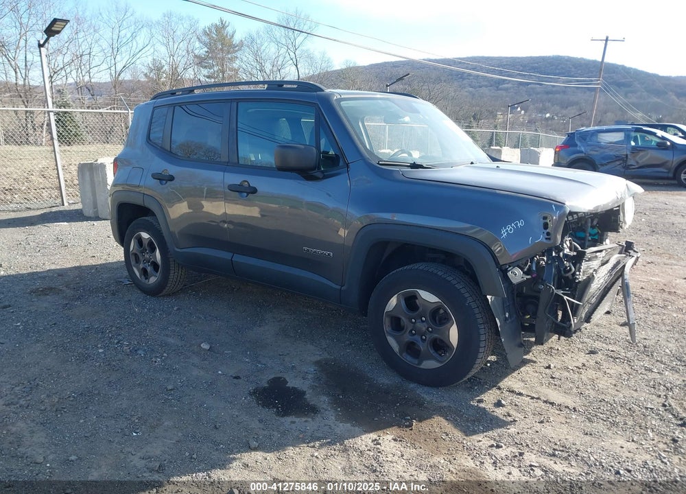 2017 JEEP RENEGADE SPORT 4X4 VIN: ZACCJBAB6HPF90345