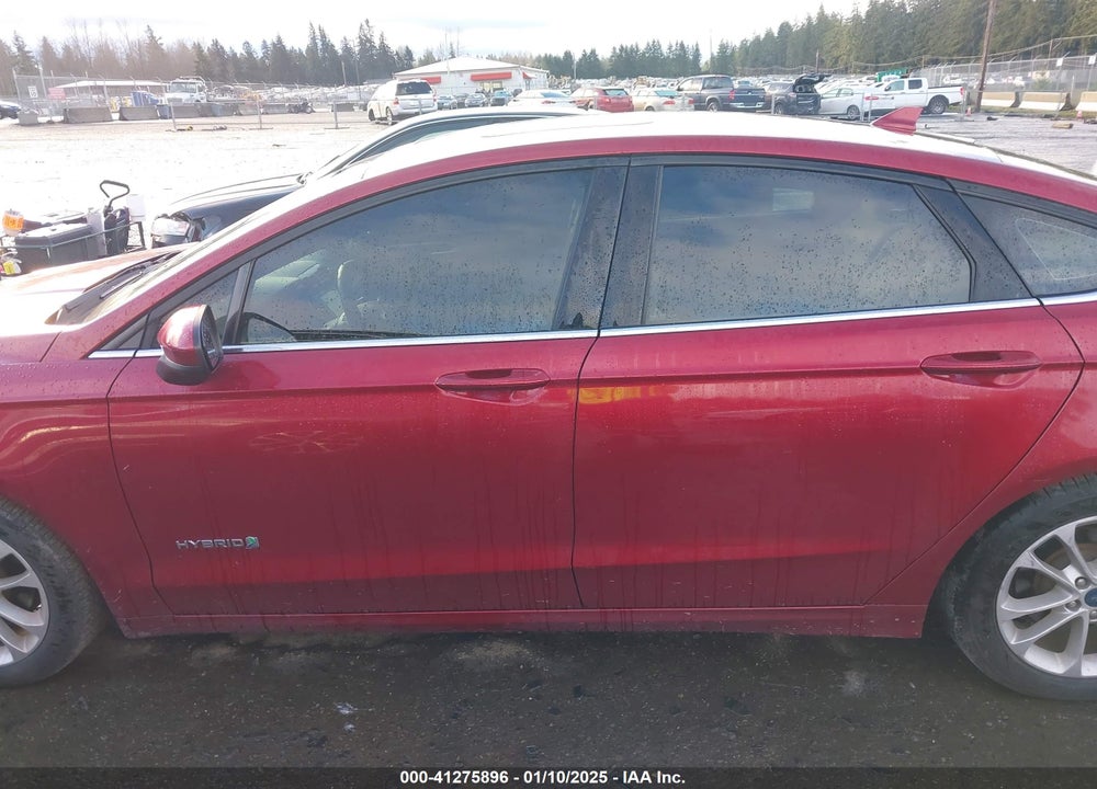 2019 FORD FUSION HYBRID VIN: 3FA6P0LU8KR241902