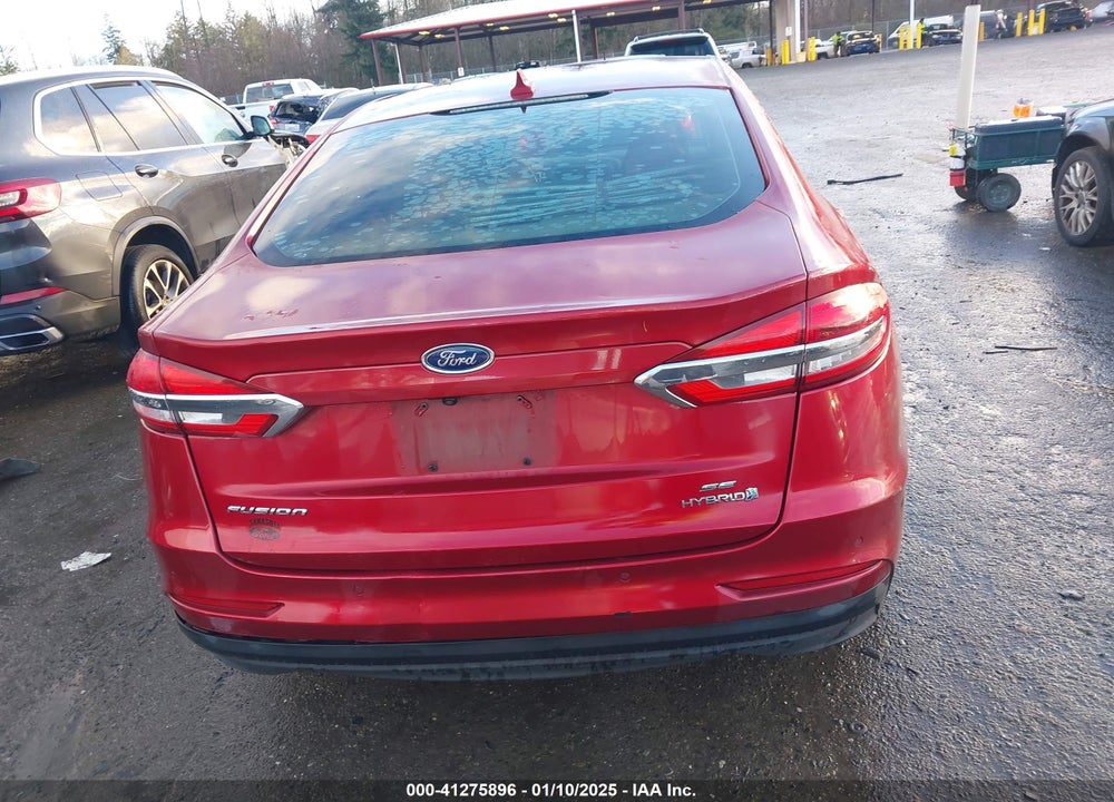 2019 FORD FUSION HYBRID VIN: 3FA6P0LU8KR241902