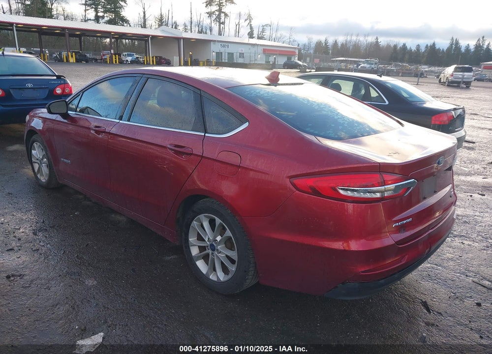 2019 FORD FUSION HYBRID VIN: 3FA6P0LU8KR241902