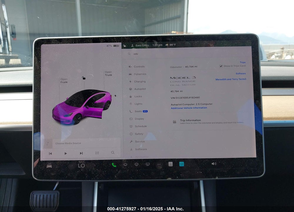 2018 TESLA MODEL 3 VIN: 5YJ3E1EB5JF182490