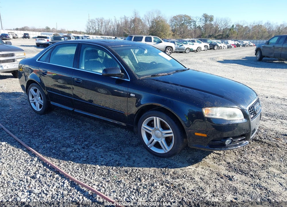 2008 AUDI A4 2.0T VIN: WAUDF78E88A067912