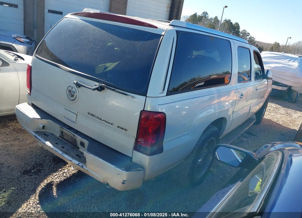 2004 CADILLAC ESCALADE ESV STANDARD VIN: 3GYFK66N04G230000