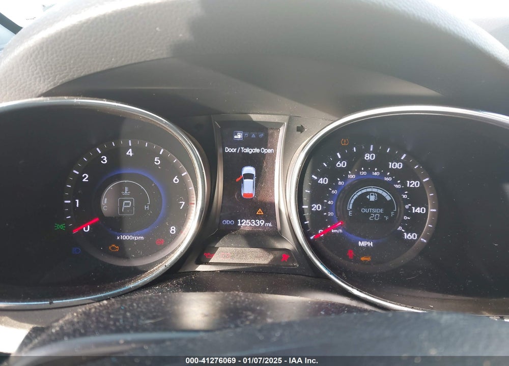 2013 HYUNDAI SANTA FE SPORT 2.0T VIN: 5XYZUDLAXDG005245