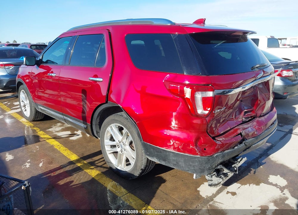 2017 FORD EXPLORER LIMITED VIN: 1FM5K7FH1HGA75097