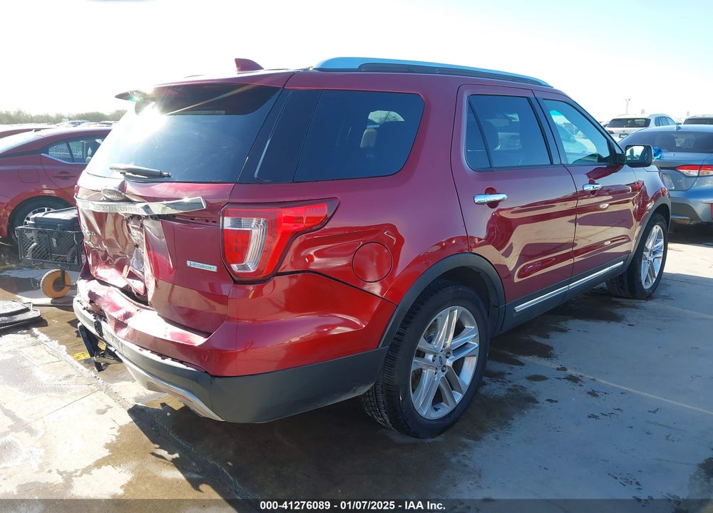 2017 FORD EXPLORER LIMITED VIN: 1FM5K7FH1HGA75097