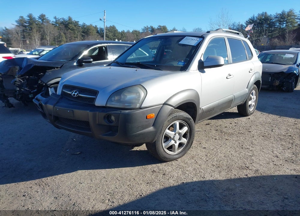 2005 HYUNDAI TUCSON GLS/LX VIN: KM8JN72D75U058116