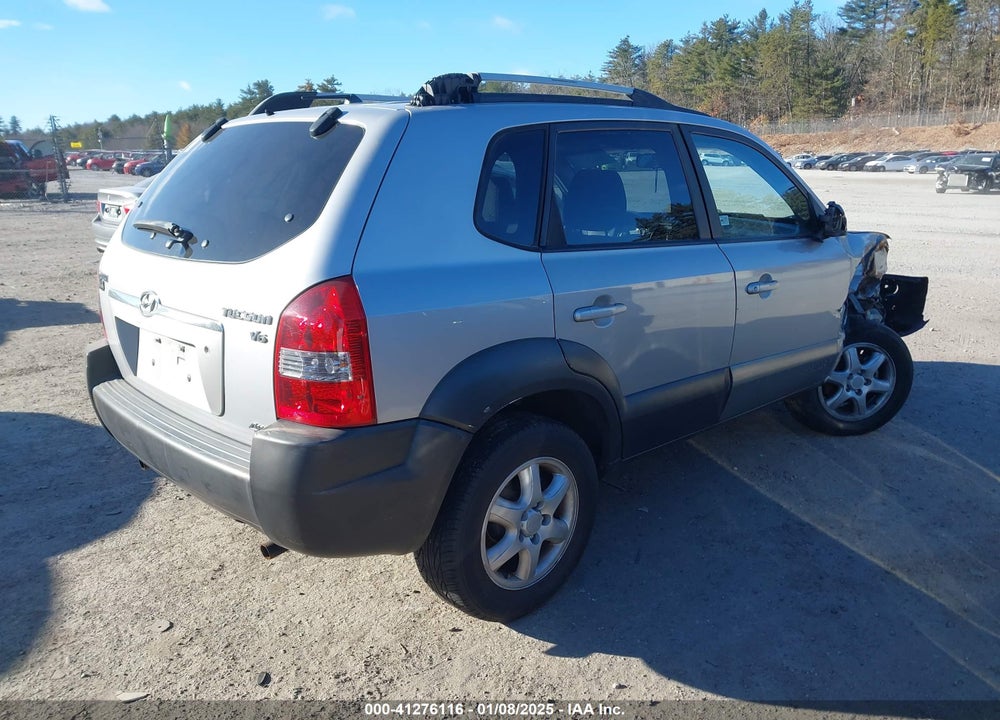 2005 HYUNDAI TUCSON GLS/LX VIN: KM8JN72D75U058116