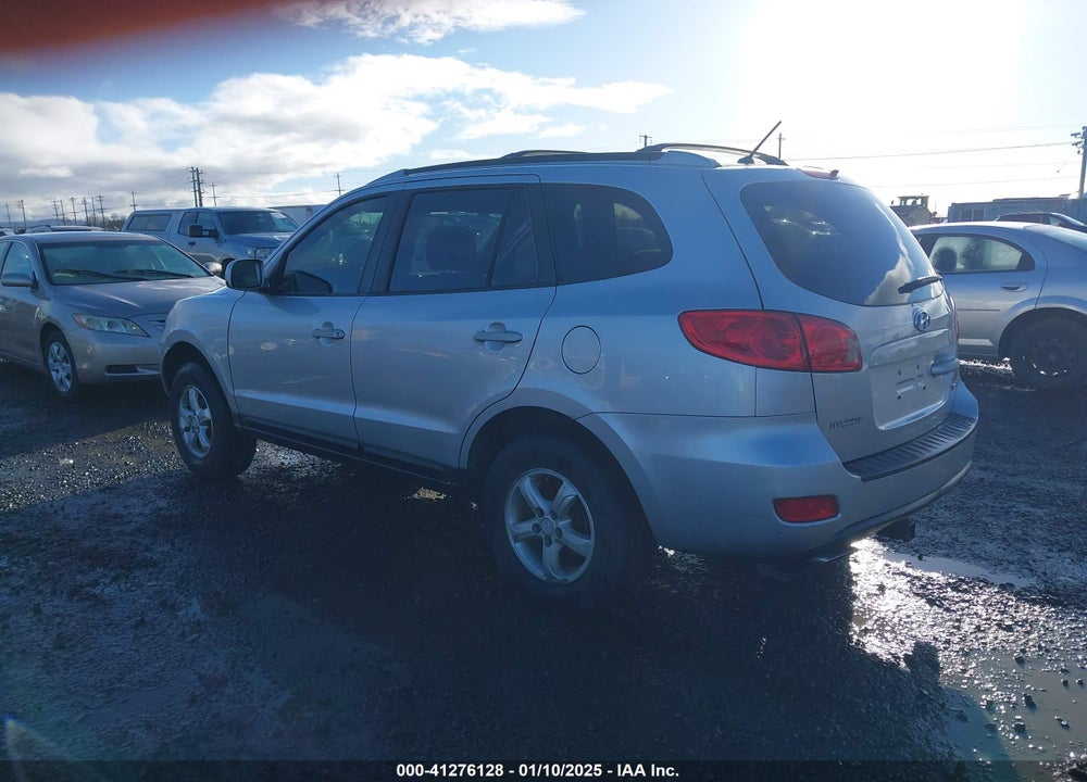 2007 HYUNDAI SANTA FE GLS VIN: 5NMSG13D67H006520
