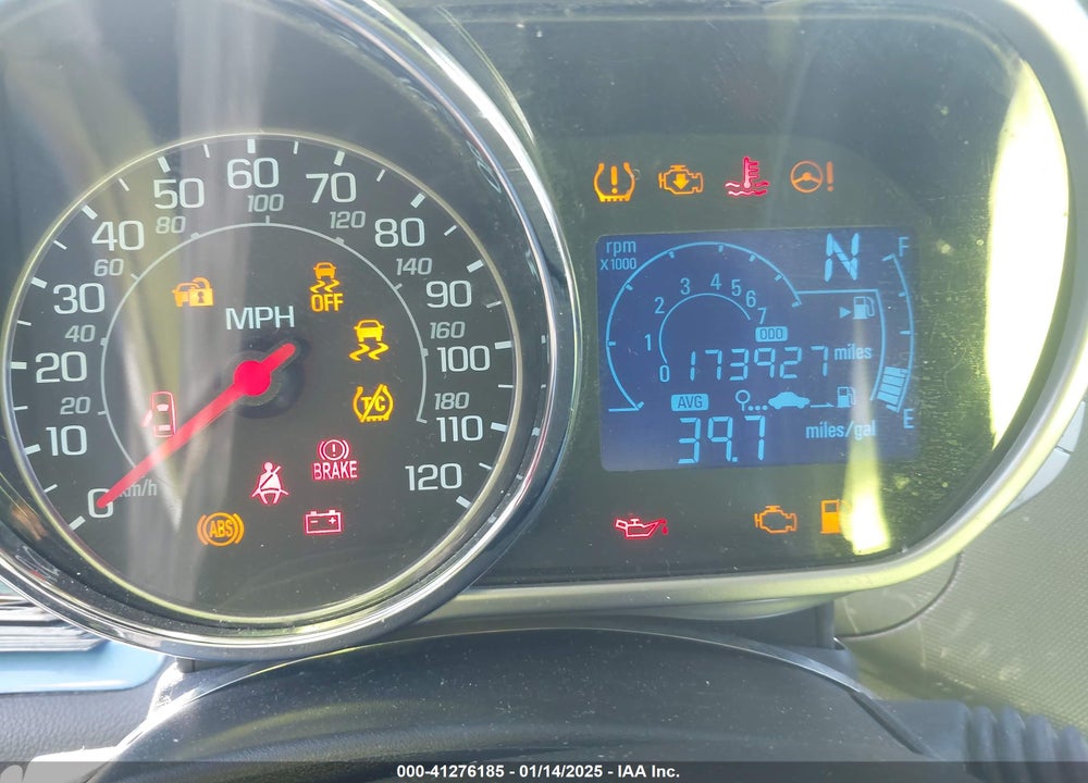 2013 CHEVROLET SPARK VIN: KL8CB6S97DC505469