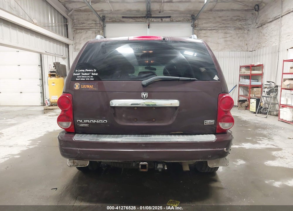 2004 DODGE DURANGO LIMITED VIN: 1D8HB58D44F122639
