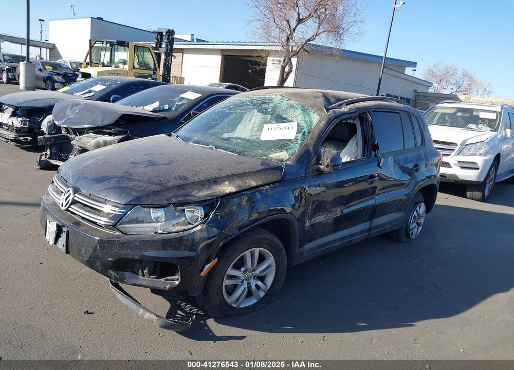 2016 VOLKSWAGEN TIGUAN S VIN: WVGAV7AX6GW574339
