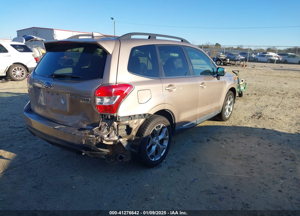 2016 SUBARU FORESTER 2.5I TOURING VIN: JF2SJAXCXGH501714