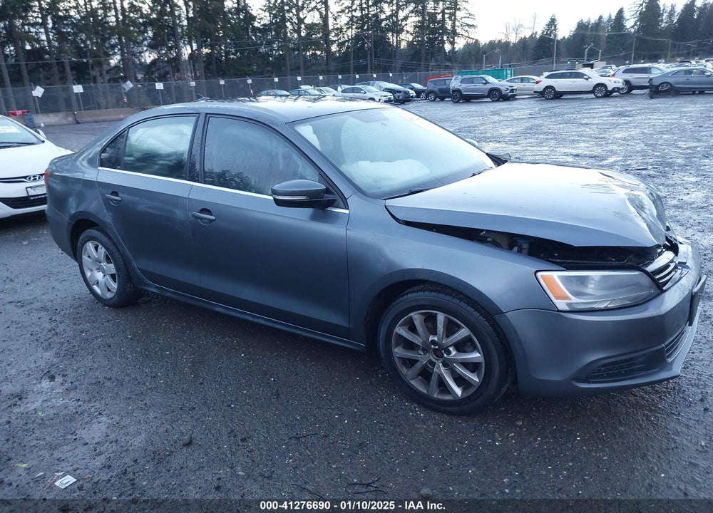 2014 VOLKSWAGEN JETTA 1.8T SE VIN: 3VWD17AJ9EM350372