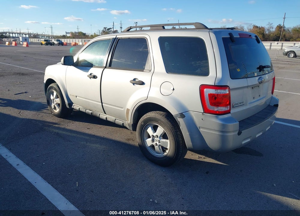 2008 FORD ESCAPE XLS/XLS MANUAL VIN: 1FMCU02Z88KB84807