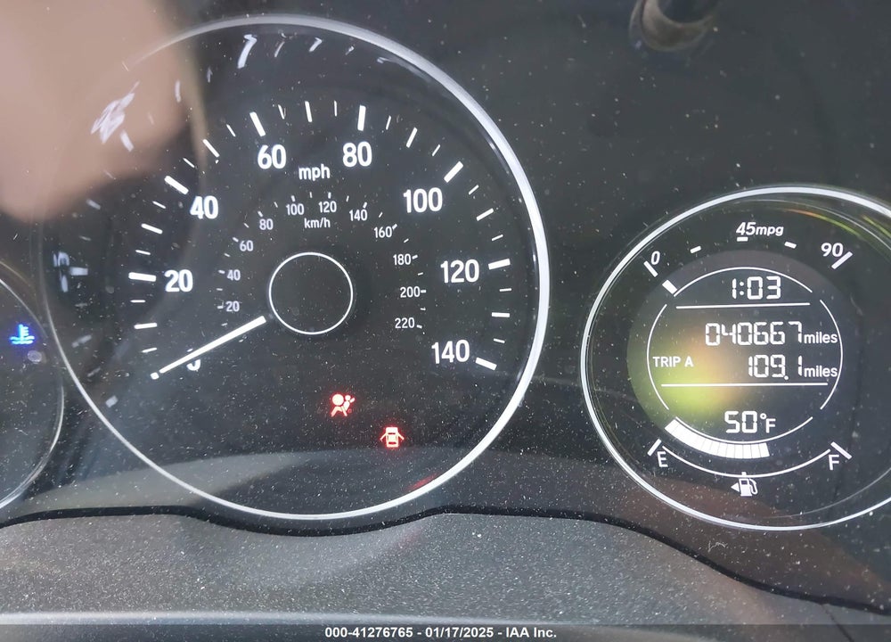 2019 HONDA HR-V LX VIN: 3CZRU6H36KG727231