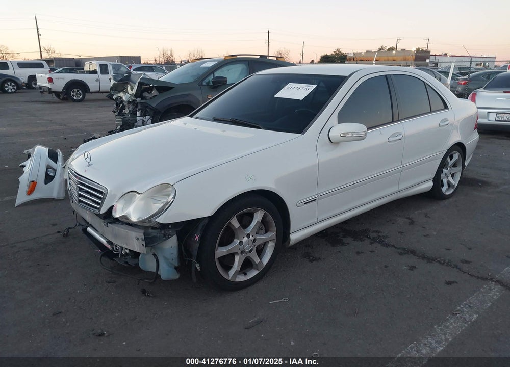 2007 MERCEDES-BENZ C 230 VIN: WDBRF52H87A918667