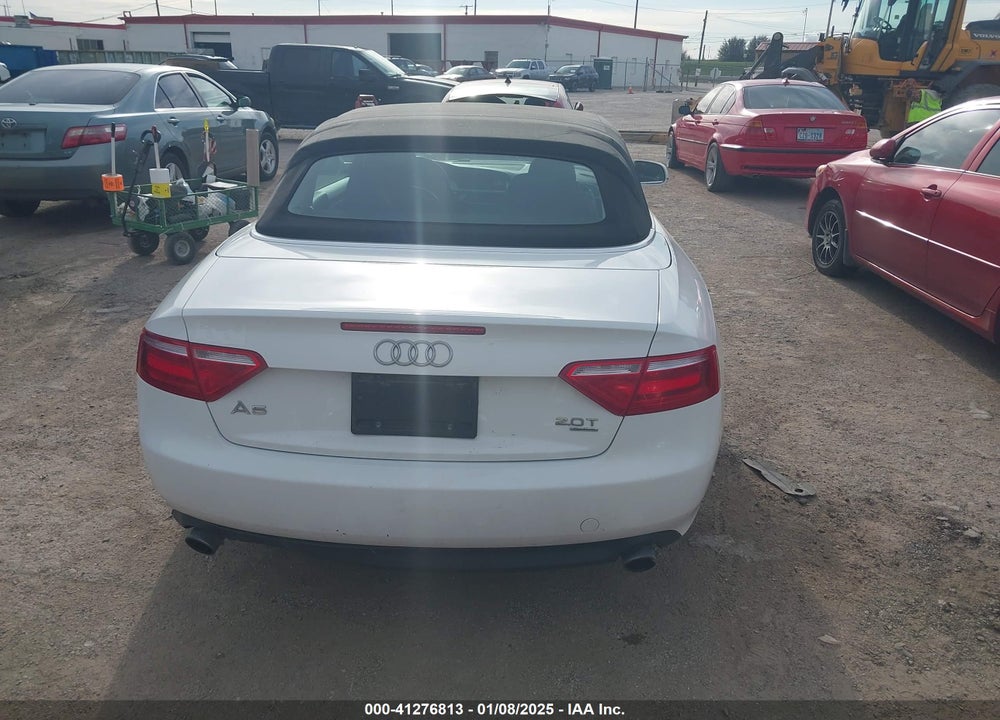 2012 AUDI A5 2.0T PREMIUM VIN: WAUCFAFHXCN008464