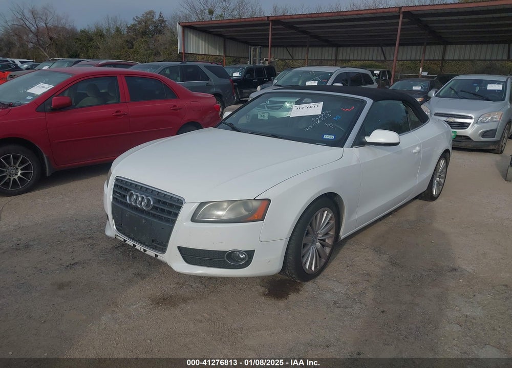 2012 AUDI A5 2.0T PREMIUM VIN: WAUCFAFHXCN008464