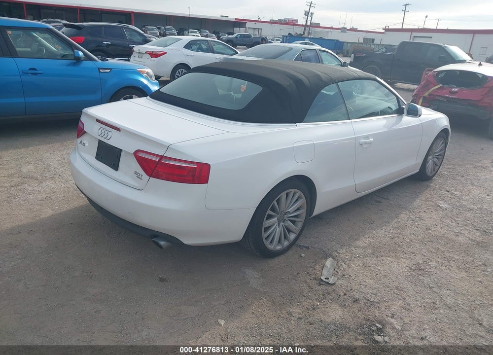2012 AUDI A5 2.0T PREMIUM VIN: WAUCFAFHXCN008464