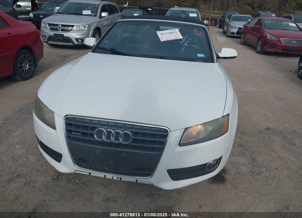2012 AUDI A5 2.0T PREMIUM VIN: WAUCFAFHXCN008464