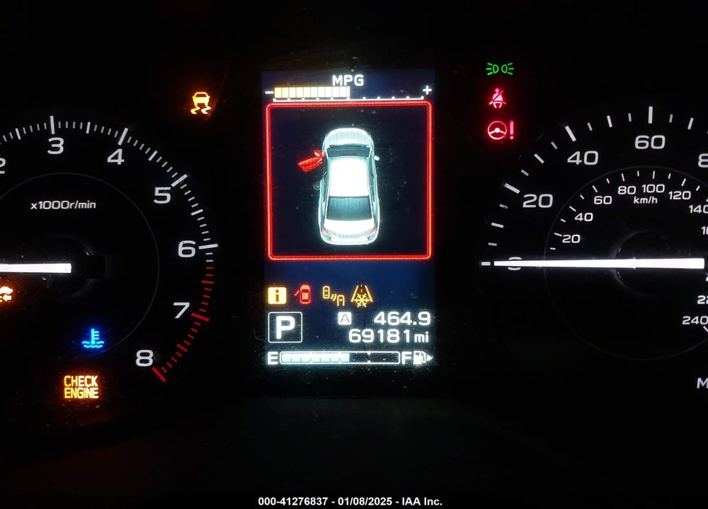 2019 SUBARU IMPREZA VIN: 4S3GTAD61K3712237