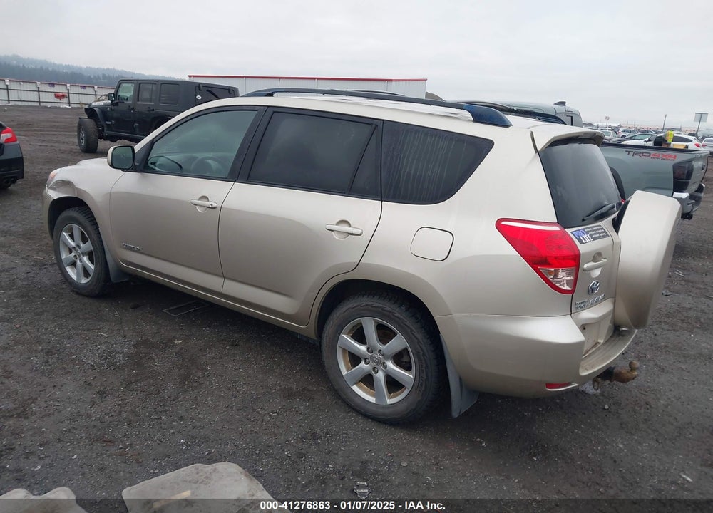 2008 TOYOTA RAV4 LIMITED V6 VIN: JTMBK31V486044252